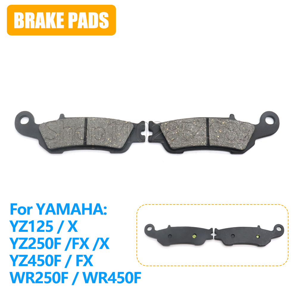Motorcycle Brake Pads - YAMAHA YZ250 YZ250F YZ250FX YZ250X YZ450F