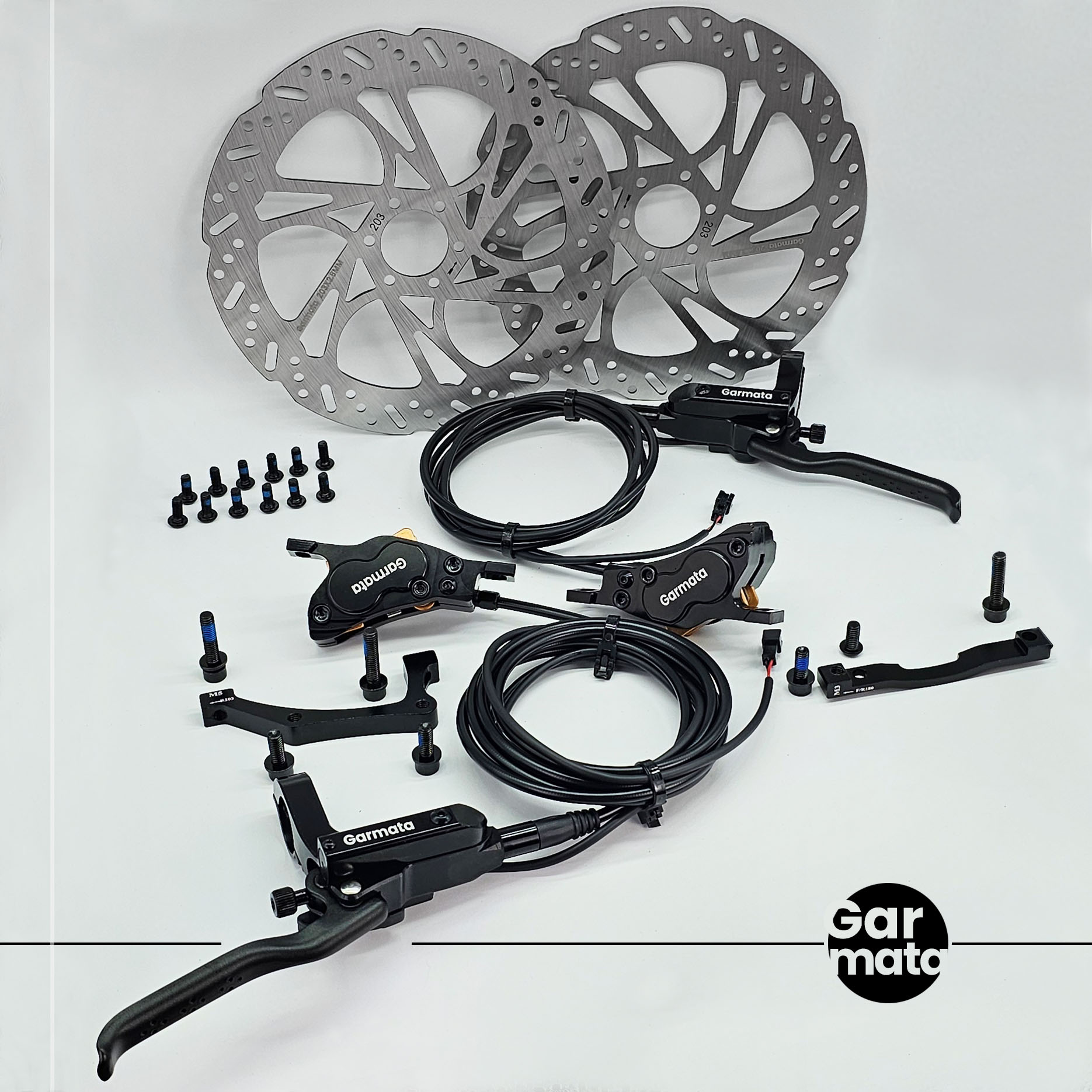 가르마타 자전거 오일 브레이크 UB1 CNC 4피스톤, - Motorcycle Brake Pads 리뷰 및 가격