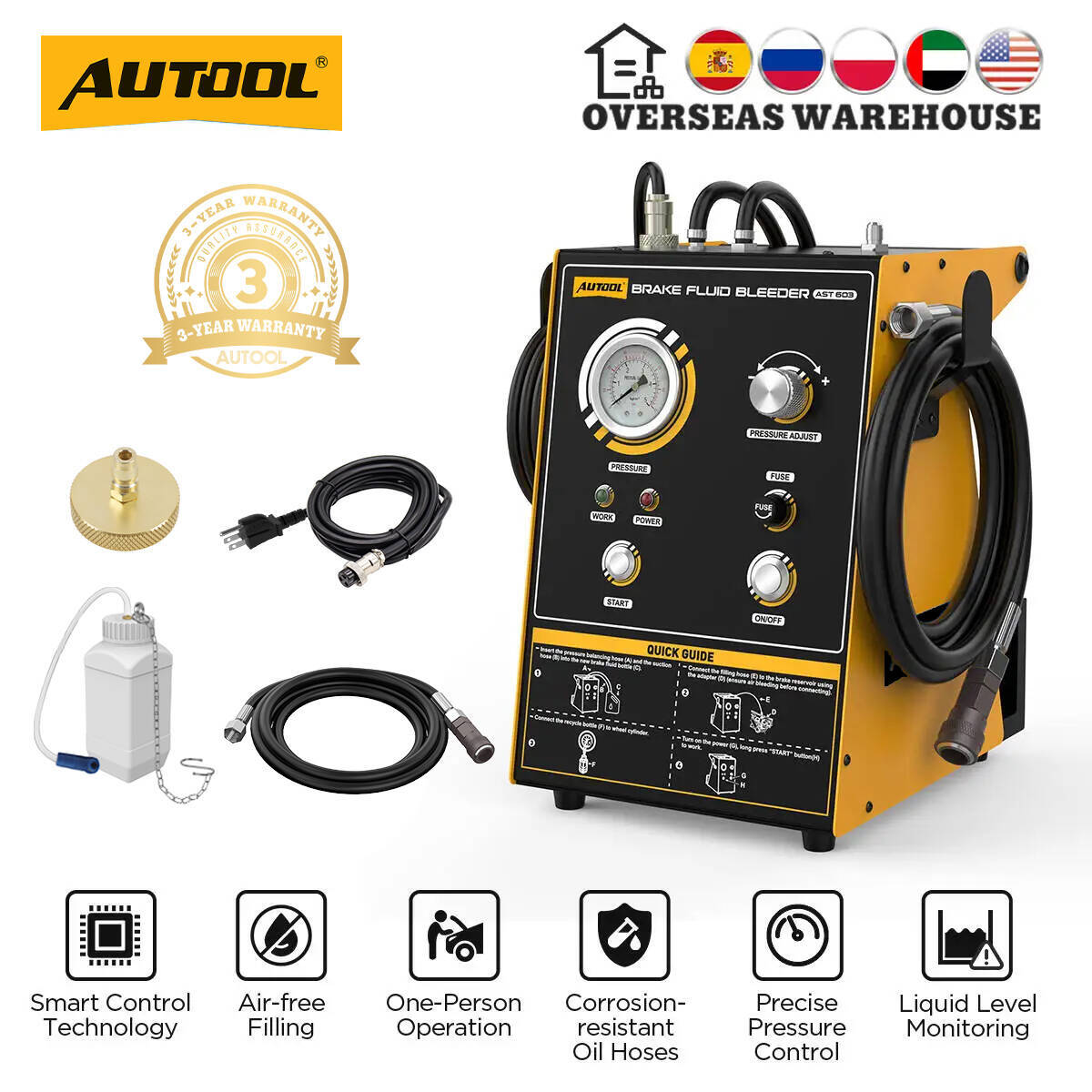 자동차 브레이크액 블리더 AUTOOL AST603 펌프 - Brake Fluid 리뷰 및 가격