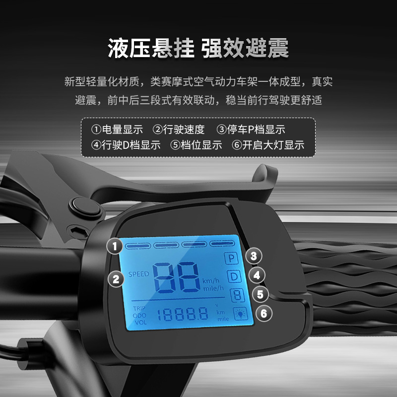 국경 간 수출 W8 성인용 전기 자전거 신규 국가 표준 - Brake Disc Motorcycle 리뷰 및 가격