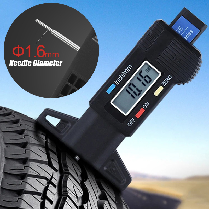 디지털 오토바이 자동차 타이어 타이어 트레드 깊이 게이 - Motorcycle Brake Pads 리뷰 및 가격