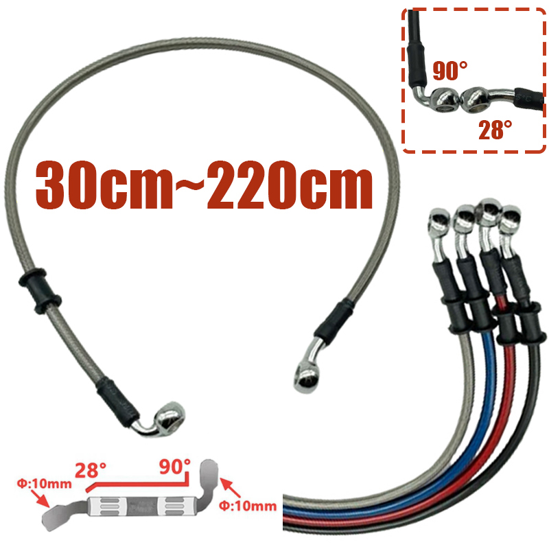 실버 30cm ~ 220cm 28 ° -90 °   A - Motorcycle Brake Cable 리뷰 및 가격