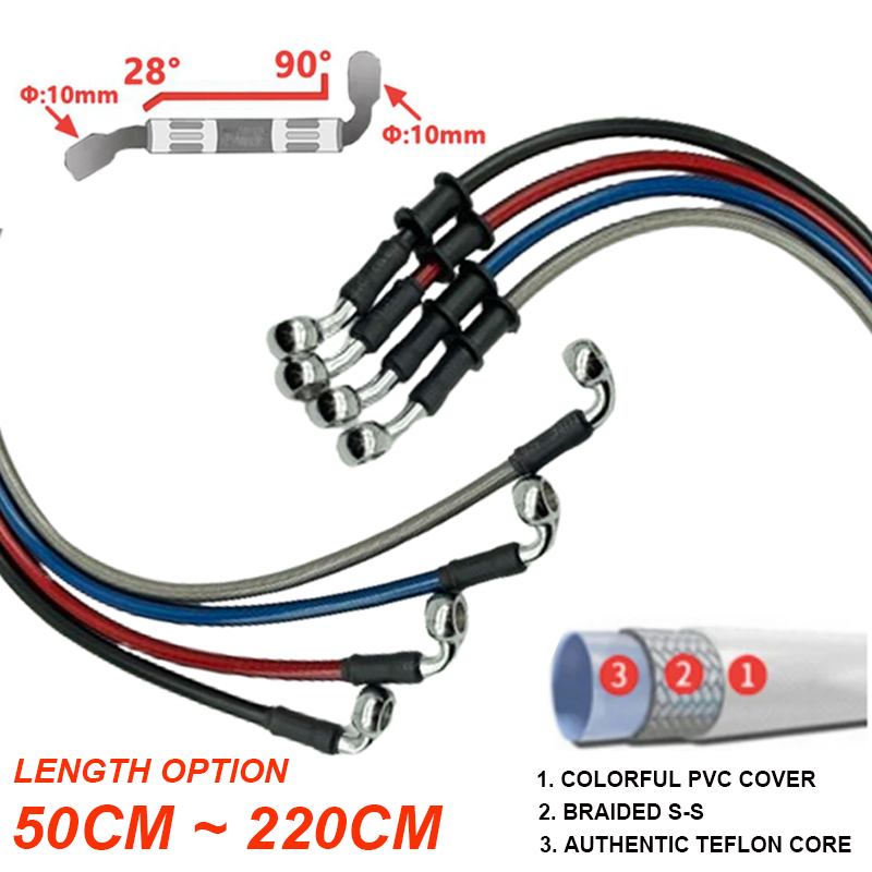 실버 30cm ~ 220cm 28 ° -90 °   A - Motorcycle Brake Cable 리뷰 및 가격
