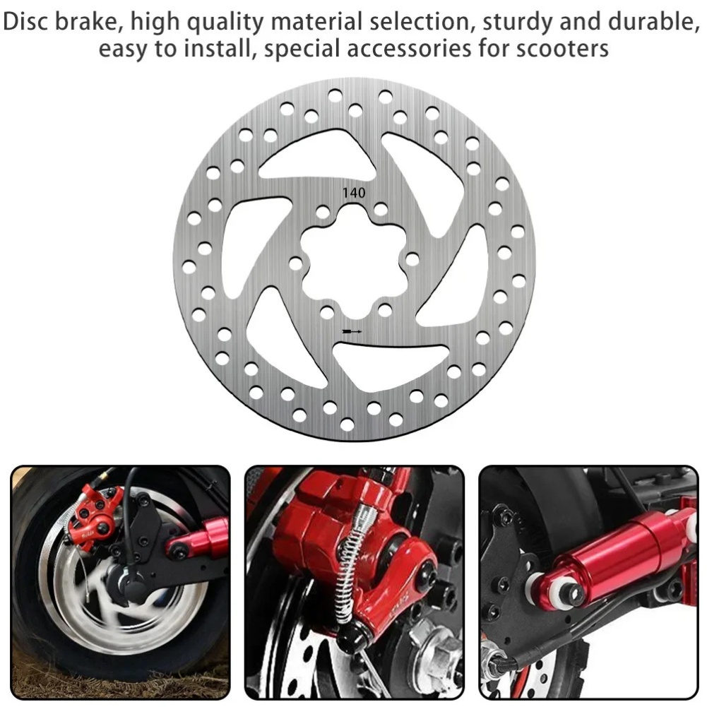 140mm 알로이 디스크 브레이크 로터 키트 패드 조합 - Motorcycle Brake Pads 리뷰 및 가격
